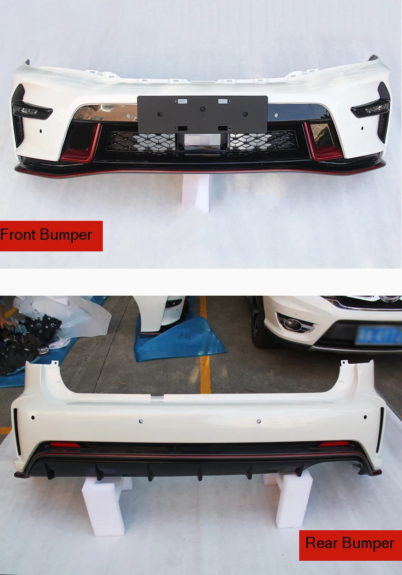 Runde Nismo Style PP Material Bodykit With Front Rear Bumper Suitable For Nissan Patrol Y62 King Of Desert Body Kit