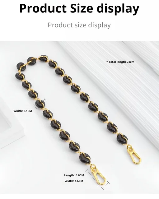 【LOEWE】 Donut chain bag strap Loewe Donut Chain Shoulder Strap in Leather | Neiman Marcus