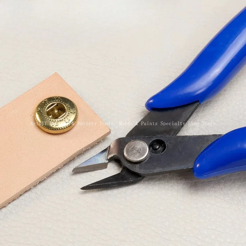 Four in One Button Disassembly Pliers, Cutting Pliers DIY Leather Disassembly Buttons Water Mouth Pliers Hardware Disassembly