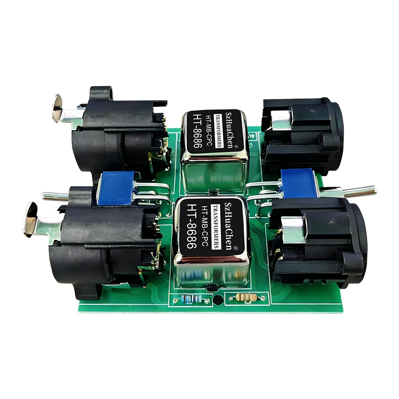 Dual Channel PRO Audio Isolator XLR Input Output Noise Reduction for DJ Live Broadcast Equipment