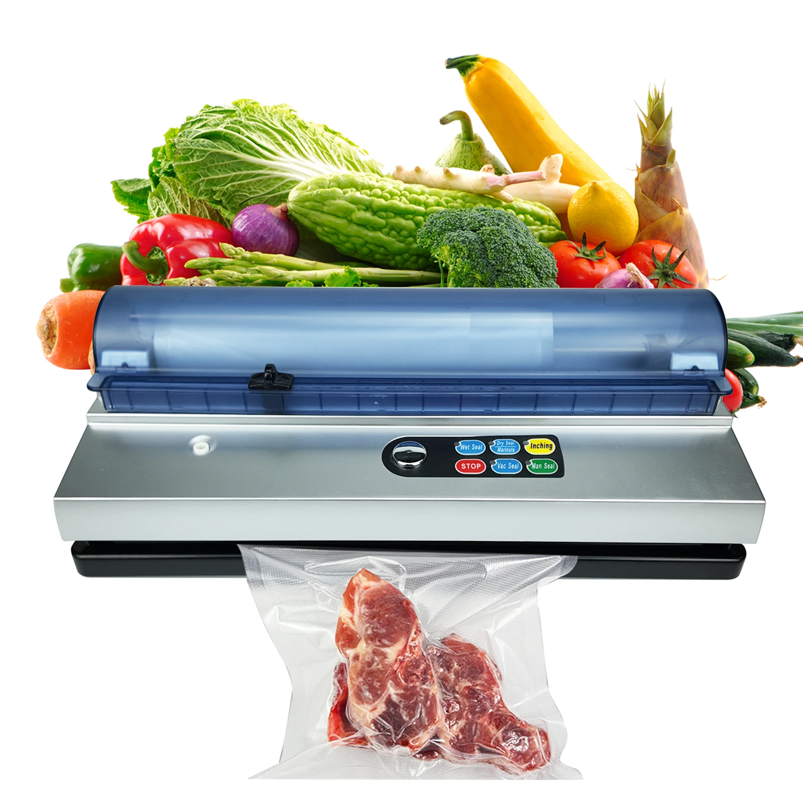 

Electric Automatic Food Vacuum Sealer Machine Sealing Length Plastic Household Vaccum Sealer