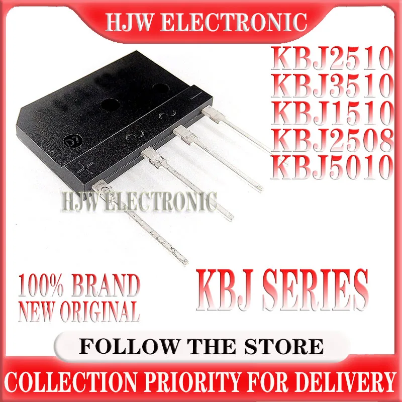 5 PCS/LOT GBJ5010 KBJ3510 GBJ3510 3510 1000V KBJ2510 GBJ2510 25A 1000V KBJ1510 GBJ1510 KBJ2508 GBJ2508 KBJ5010 KBJ5010