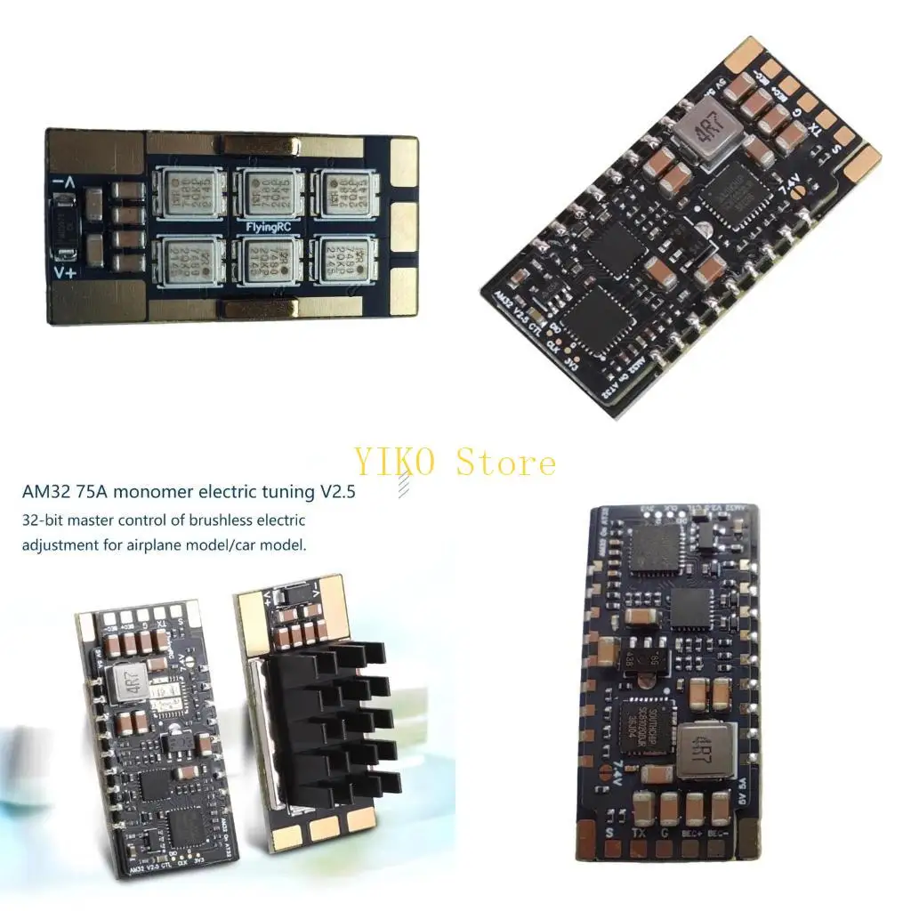 K32C Powerful AM32 ESC V2.5 75A Continuous Current for Drones and Aircraft 2-7S Input Advanced 32-bit Control Technology