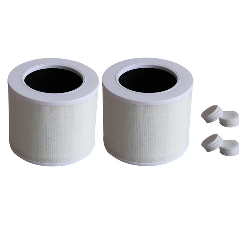 Piezas de repuesto de filtro aptas para purificador de aire LEVOIT Core Mini Part Core Mini-RF, filtro HEPA H13 filtro de carbón activado 3 en 1