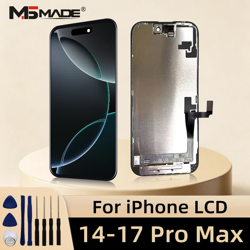 Pantalla OLED AAA para iPhone 17 Pro Max, Digitalizador de Pantalla Táctil 3D para iPhone 16 Pro Max, LCD para iPhone 14 Plus, 15 Pro Max, 14, 15 Pro