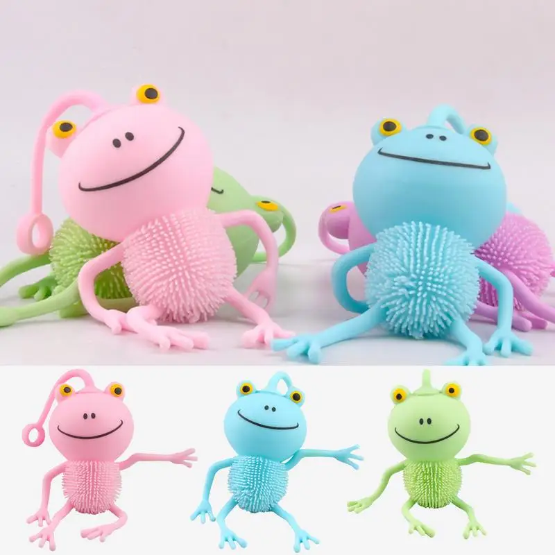 

Fidget Squeeze Toy Glowing Hand Relax Toy Stress Relief Funny Squeeze Toys Cute And Soft Frog Toy For kids Boys And Girls