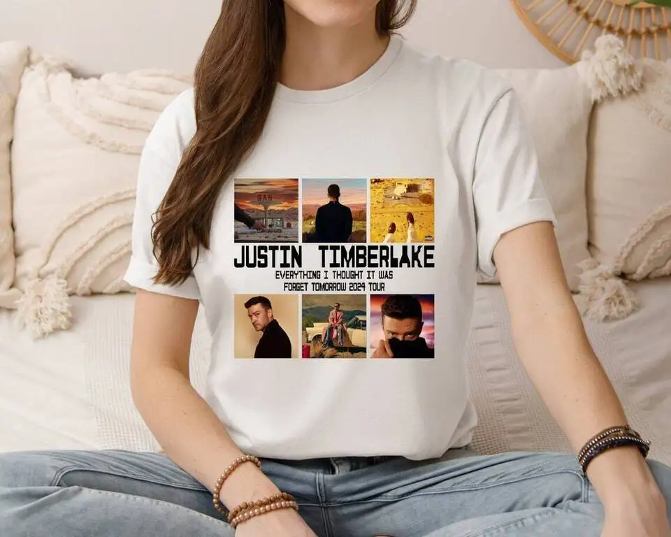 2024 Justin Timberlake Tour T-Shirt, Forget Tomorrow World Shirt DSP68