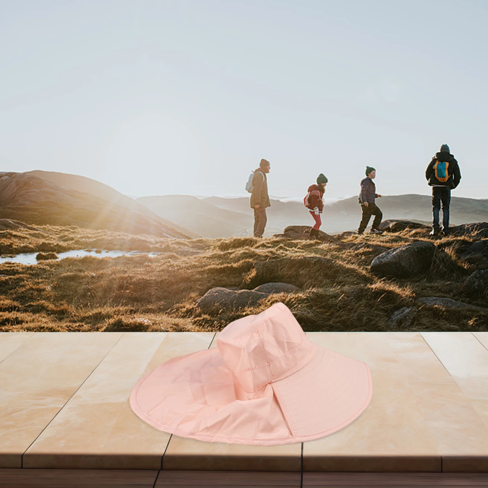 

Солнцезащитная шляпа UPF50+ с широкими полями, 6 цветов, легкая рыбацкая шляпа с защитой для шеи, для пляжа и путешествий, солнцезащитная шляпа с защитой от УФ-лучей