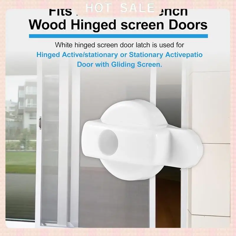 

24-Hour Delivery Hinged Screen Door Latch For Andersen Doors-2 Pack Replacement For Andersen Screen Door Lock