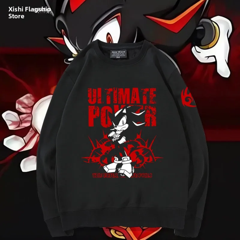 

Black Shadow Hoodie Unisex Autumn Winter Casual Comfortable Cotton Polyester Long Sleeve round Neck Sweats...