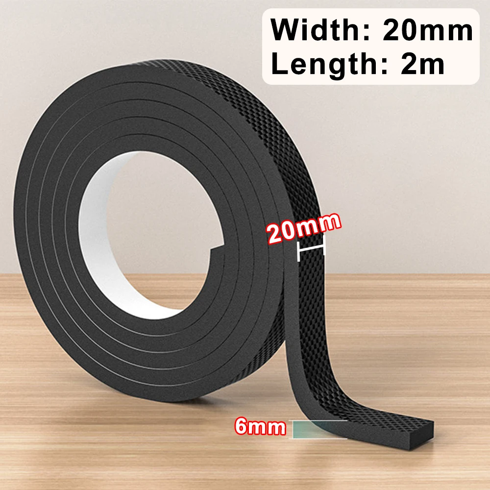 Verdickte rutschfeste Möbelpolster, selbstklebende Gummi-Stühle, Tische, Beinschutz, Geräuschreduzierung, Boden, Wand, Stoßstangenstreifen, DIY-Form