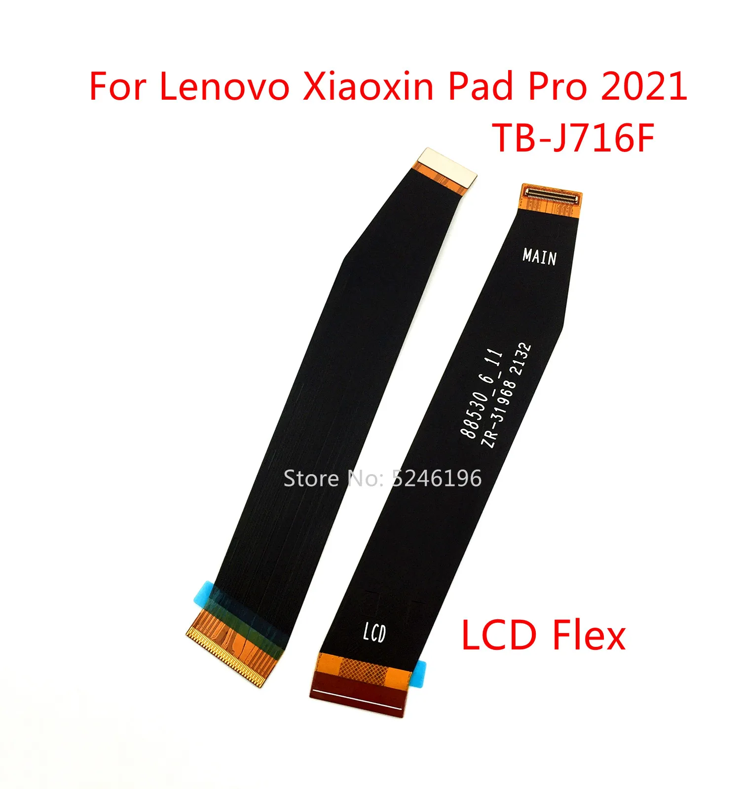 

1 шт., гибкий кабель ЖК-дисплея, разъем материнской платы для Lenovo Xiaoxin Pad Pro 2021 TB-J716F J716F, запасная часть.