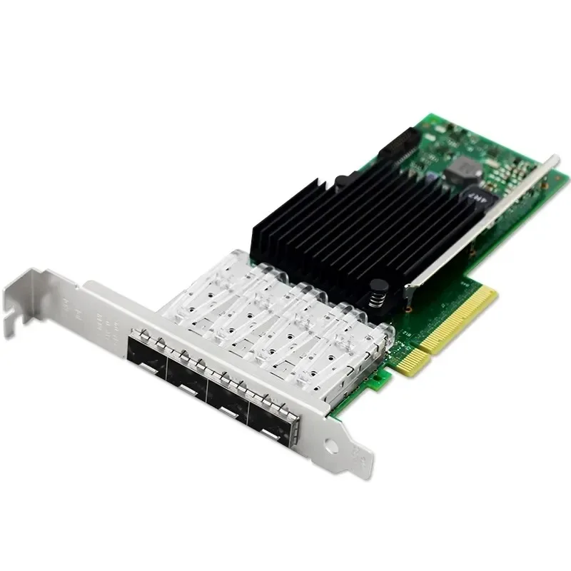4x10Gb SFP+ Adapter X710-DA4 Network Card 7XC7A05525 10 Gigabit Small Form-Factor Pluggable Transceiver Adapter
