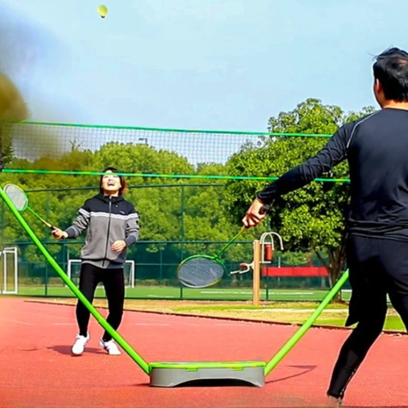 Foldable Badminton Net Outdoor Simple Badminton Net Indoors Stable Lightweight Shuttlecock Nets Professional Sports Equipment