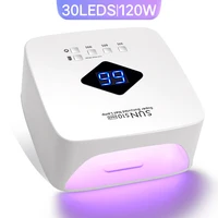 Lámpara de uñas LED UV recargable con detección automática, secador de uñas inalámbrico de 30LED para curar esmalte de Gel, herramienta de manicura profesional