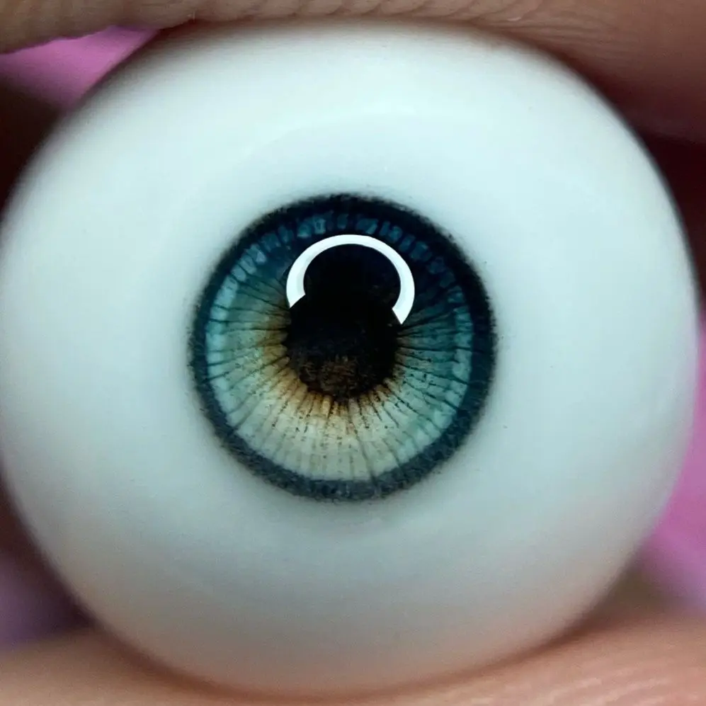 Doll Eyes for 1/3 1/4 1/6 Bjd Doll Plaster Eyeball Yellow Resistant High Transparent Eye Girl Toys Diy Dress Up Doll Accessories