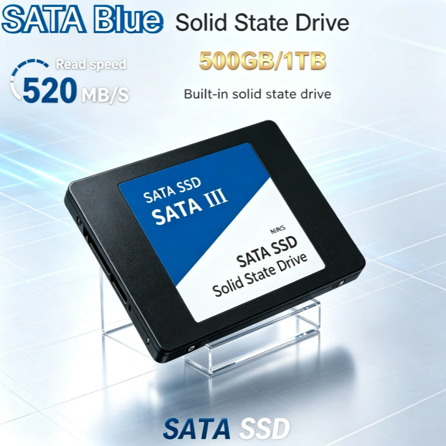 Original SATA Blue High Speed Green Portable SSD Large Capacity Solid State Storage Drive For Laptop Desktop Smartphone Backup