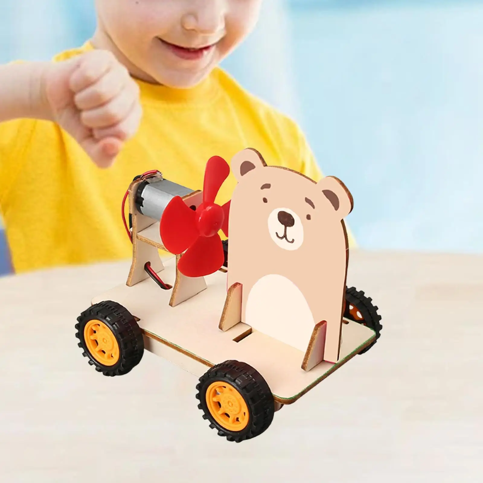 

Action and Reaction Forces Car Model DIY Kits 3D Assemble Car Science Experiment Set
