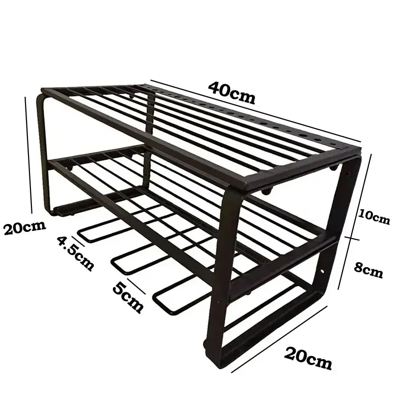 Outil de rangement de garage à 3 niveaux, montage mural, perceuse enveloppante, rapport de service pour garage d\'atelier