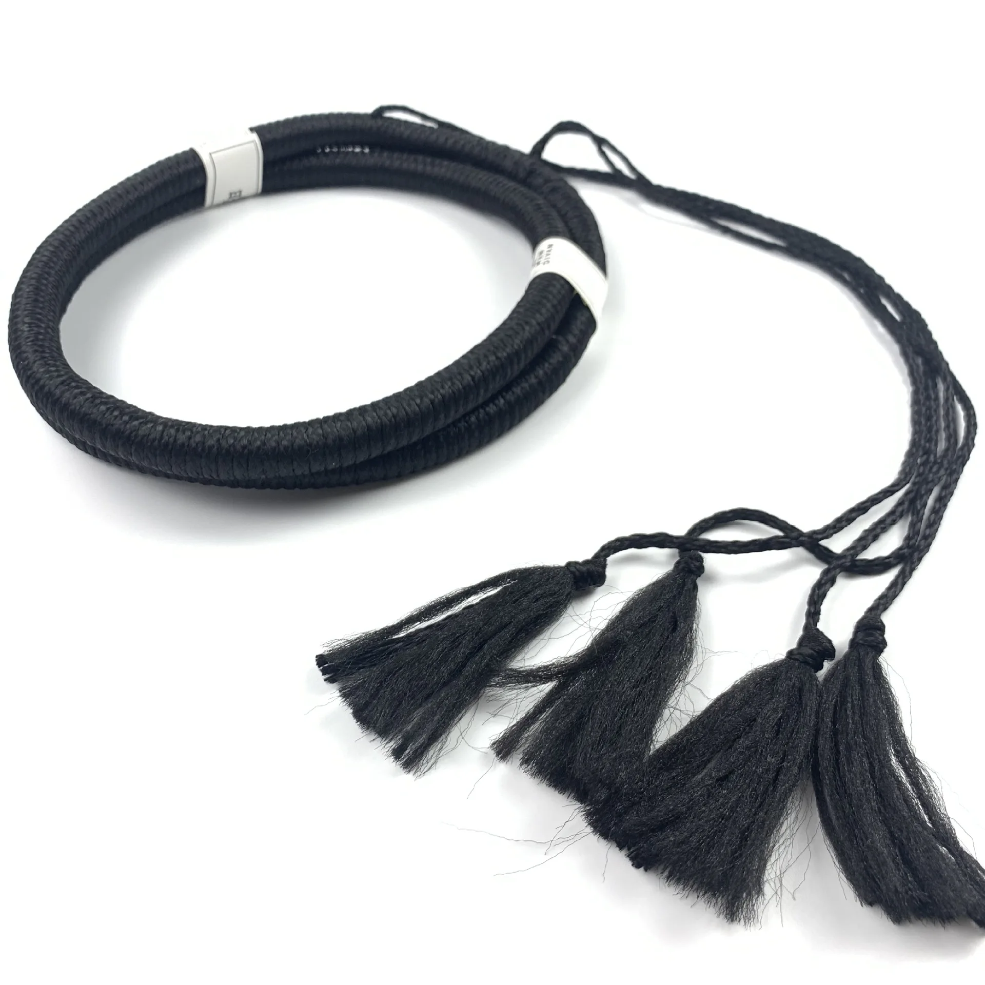 

Black Fringe Headband for Adults Versatile Outdoor Casual Turban Hair Hoop Fashion Elastic Hair Tie Unisex Daily Accessory