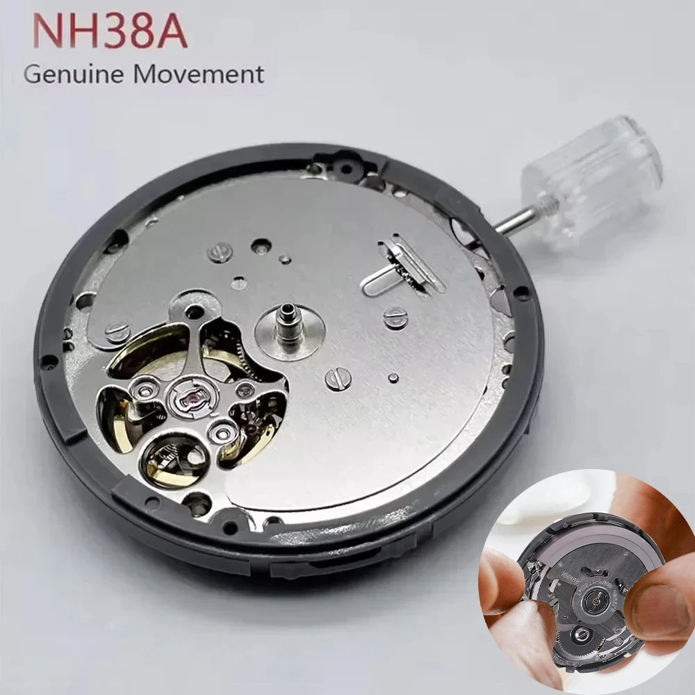 NH38 Uhrwerk Standard Automatisches Mechanisches Uhrwerk Ersatzteile Vierundzwanzig Steine Top-Reparaturteile Zubehör