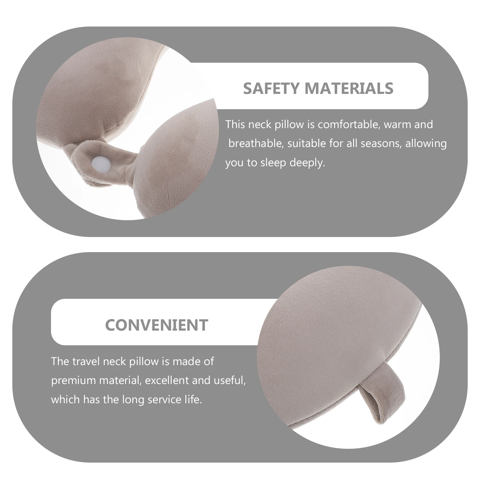 

U Foam Neck Pillow Travel Lightweight Comfortable Support Pillow Reusable High Aid Home Textile