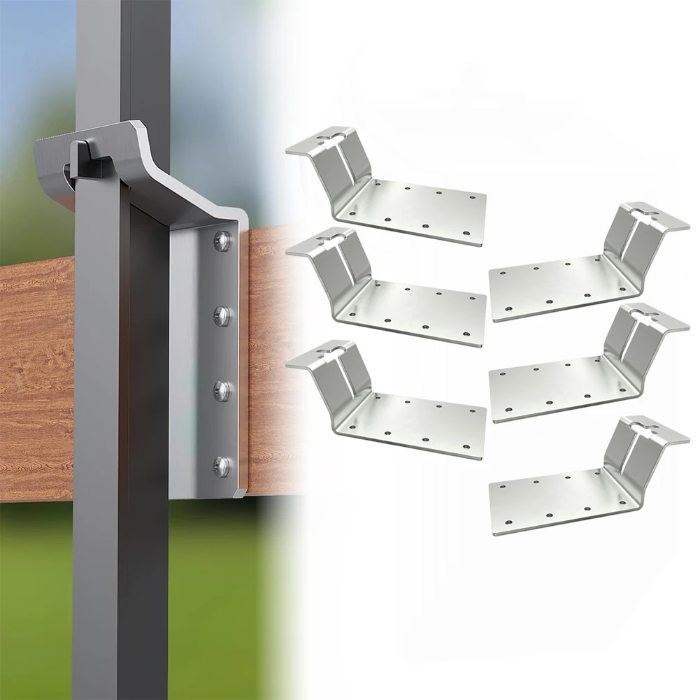 

Fence Brackets Heavy Duty T Post Mounting Bracket: Versatile Installation T Post Mounting Bracket Allows For