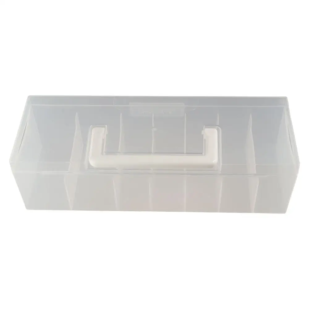 Dustproof Data Cable Storage Box Data Line Storage Flip Cover Desktop Organizer Transparent Plastic Cable Container