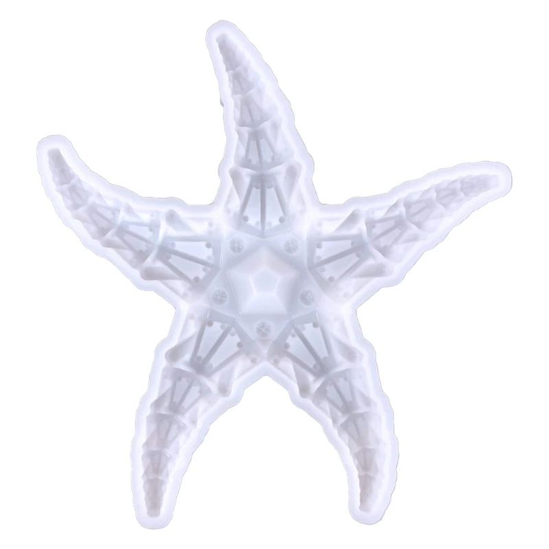 Silicone Mold Wall-Decor Resin Mold Mechanical Starfish Wall Ornament Sea Star Epoxy Casting Mold Door-Hanging Mold