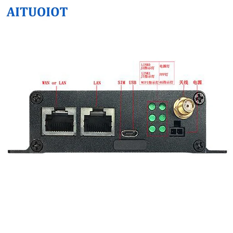 Industrial 4G WiFi Router DTU 4G Router Support Dual WiFi Antennas