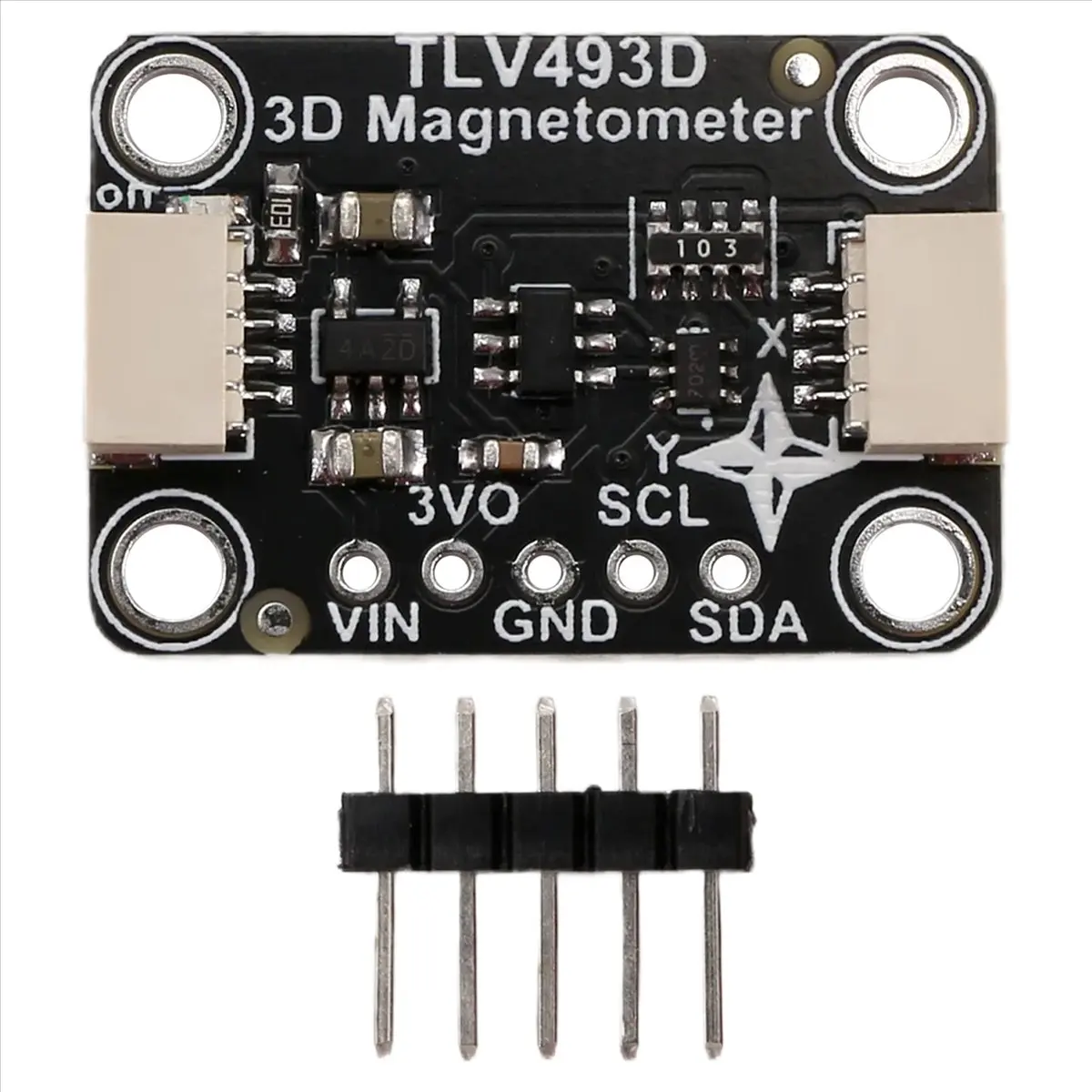 A14G TLV493D Triple- Magnetometer Module Compatible with STEMMA QT Qwiic