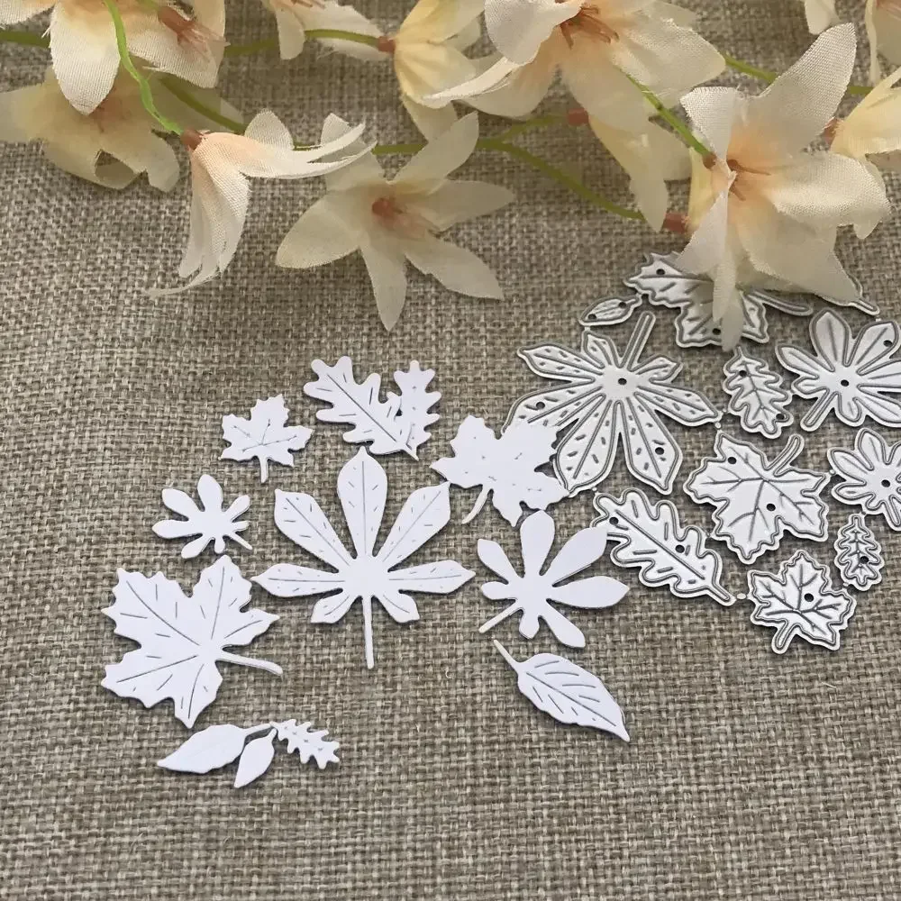 

Maple leaf decoration Metal Cutting Dies Stencils For DIY Scrapbooking Decorative Embossing Handcraft Die Cutting Template Mold