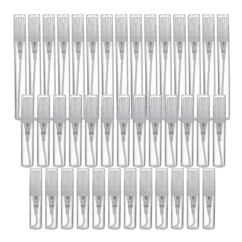 60/120 Stuks 2Ml/3Ml/5Ml Plastic Spuitfles Cosmetische Verstuiver Parfum Fles Verstuiving Verdamping Spray Vloeibare Container