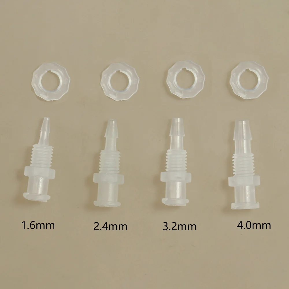 Luer Lock Adapter Straight through plate PP Plastic Air Valve Pipe Subpackaging Instrument Tracheal Connector