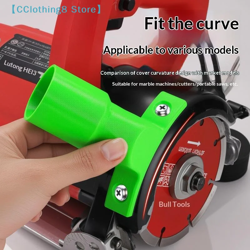 Angle Grinder Dust Extractor Adapter Double-Port Collector Fitting Tool-Free Dust Adapter For Circular Jigsaw Router 【AliS8】