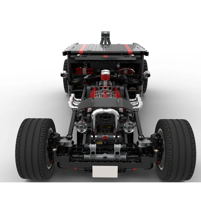 MOC-39517 Nuevo modelo clásico de bloques de construcción de remolque de carga de los años 90, 1641 piezas, juguete para regalo de cumpleaños creativo para niños y niños