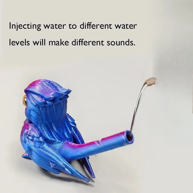 Bird Whistle 3D Printed Bird Colorful Decoration Living Room Accessory & Party Gift Water Whistle Instrument Wholesale