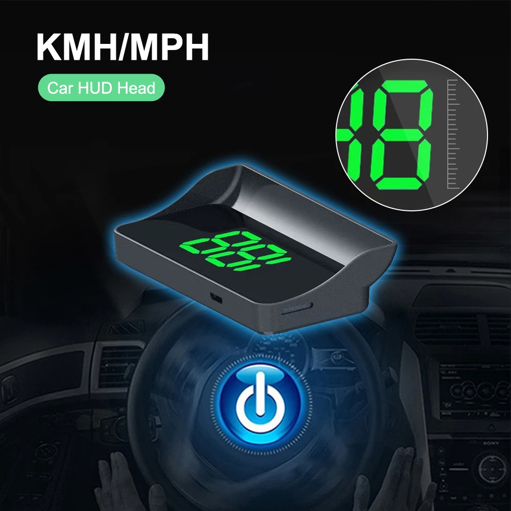 New Universal Car HUD Head Up Display GPS Speedometer Digital Speed Display Windshield Projector KMH/MPH Project On Wind Glass