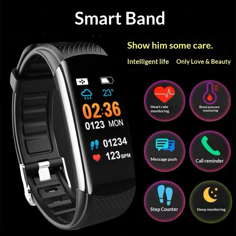Compact Size Lightweight IP68 Waterproof Smartwatch Bluetooth Call Comfortable All-Day Wear Smart Watch for Active Lifestyle