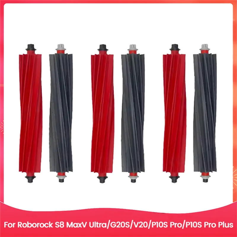 الترويج! فرشاة رئيسية لـ Roborock S8 Maxv Ultra G20S V20 P10S Pro P10S Pro Plus قطع غيار فرش قابلة للفصل ملحقات الأسطوانة