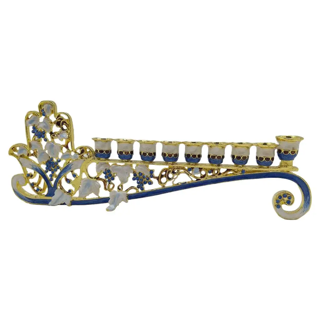 Chanukah Menorah Candelabrum Religions Candle Holder Table Centerpiece