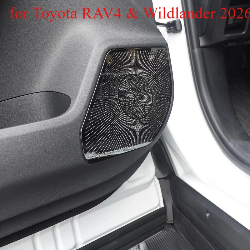 

Stainless Steel Car Horn Cover Door Horn Protective Cover Dashboard Horn Cover for Toyota RAV4 & Wildlander 2026