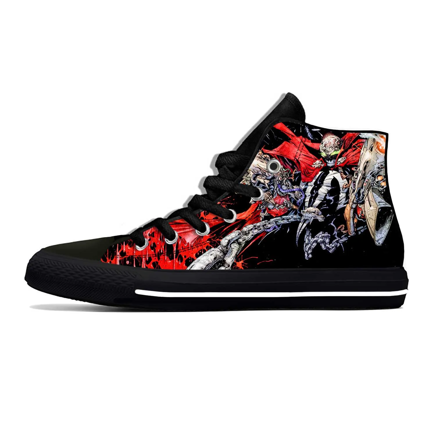 Anime Cartoon Manga Spawn Superhero Fashion Latest Casual Shoes High Top Lightweight Board Shoes Breathable Men Women Sneakers