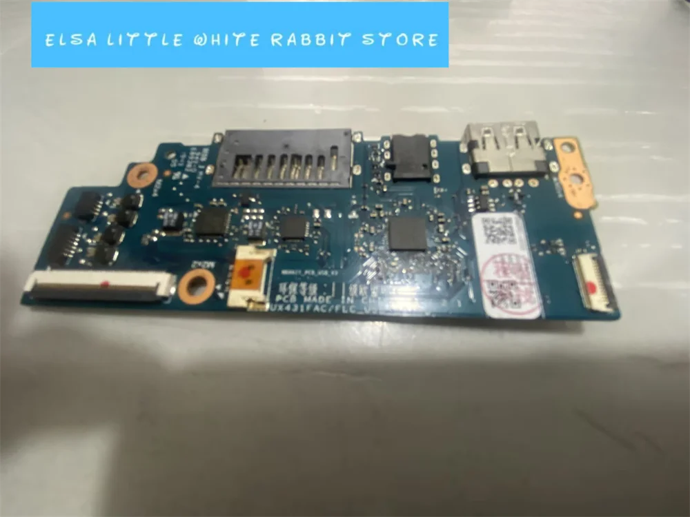 FOR Asus UX431FAC FLC USB AUDIO SD CARD READER BOARD CABLE REV2.1 NB8621