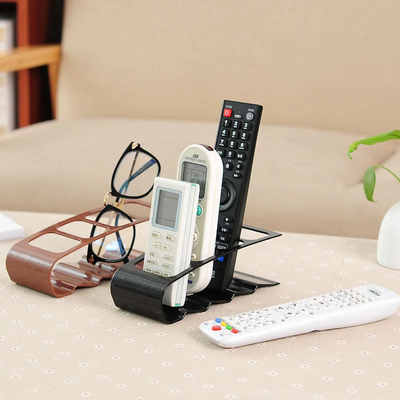 

4 Grids Remote Control Storage Holders Racks Desktop Storage Organization Bracket Home Remote Control Dedicated Storage