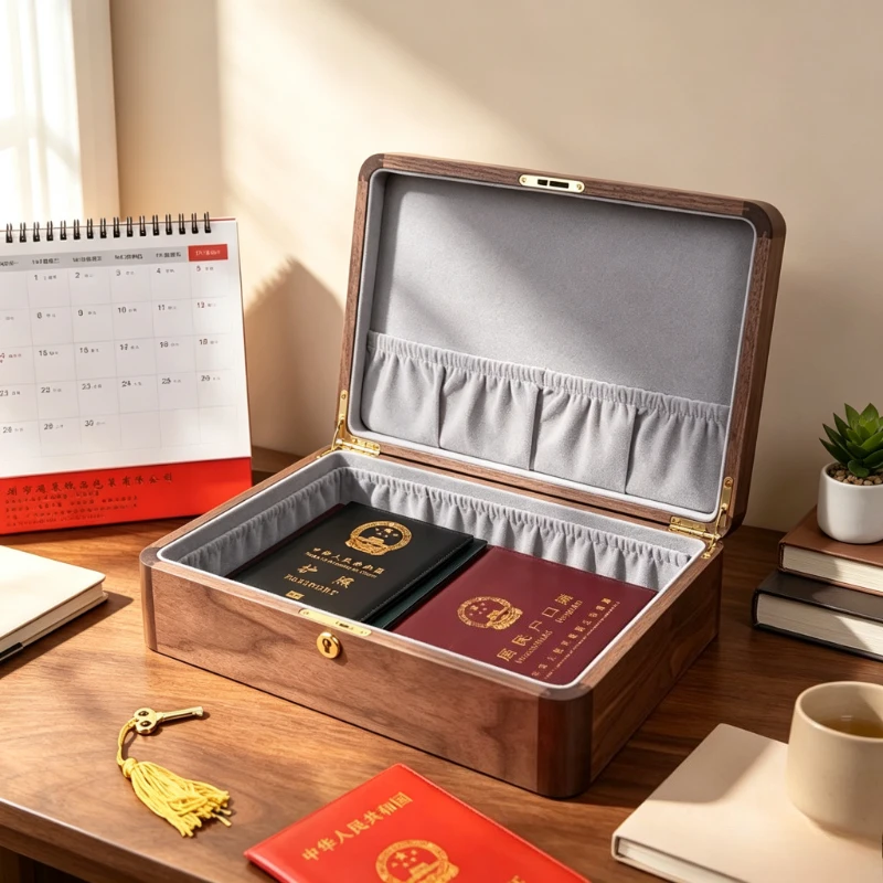 Home Office For Passport - Caixa de armazenamento de documentos em