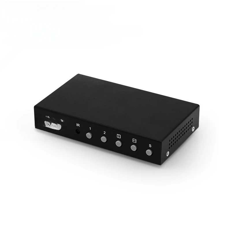 High definition VGA picture splitter 2-way industrial camera two same screen signal image synthesizer two in and one out