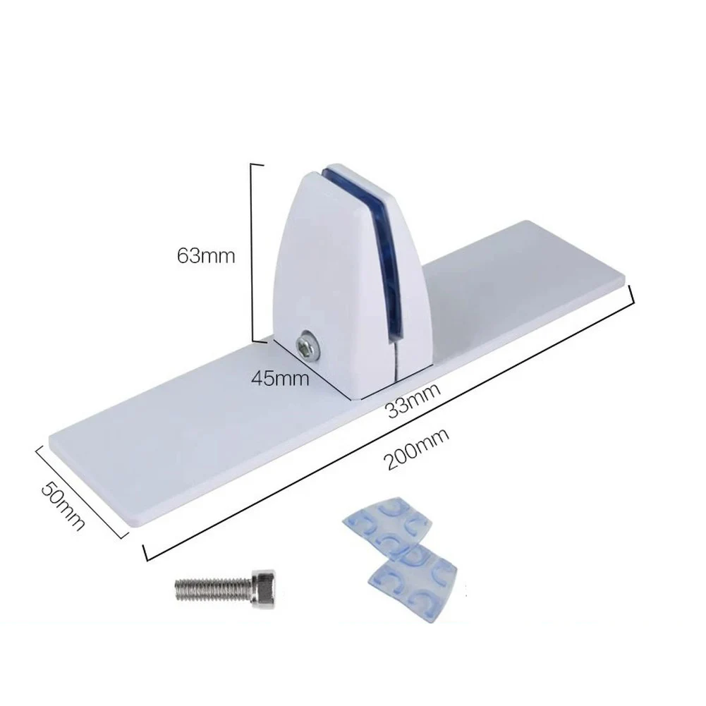 2pcs Fireplace Screen Stand Brackets Designed for Compatibility with Traditional and Modern Fireplace Glass Panel Types