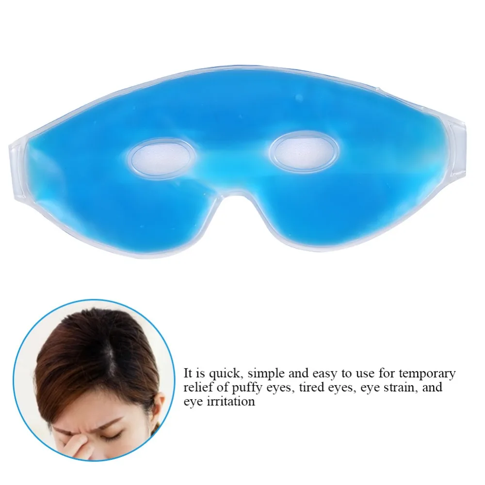 Reusable Ice Pack Ice Bag Mask Cold Hot Compress Headband Design Gel Eye Mask Fatigue Relief Cooling Eye Mask