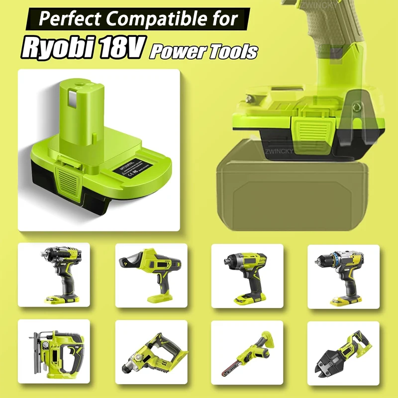 Imagem -05 - Conversor de Adaptador de Bateria com Usb Li-ion Bateria Converter para Roybi Tools Mt20rnl Makita Dewalt Milwaukee 18v Dm18rl